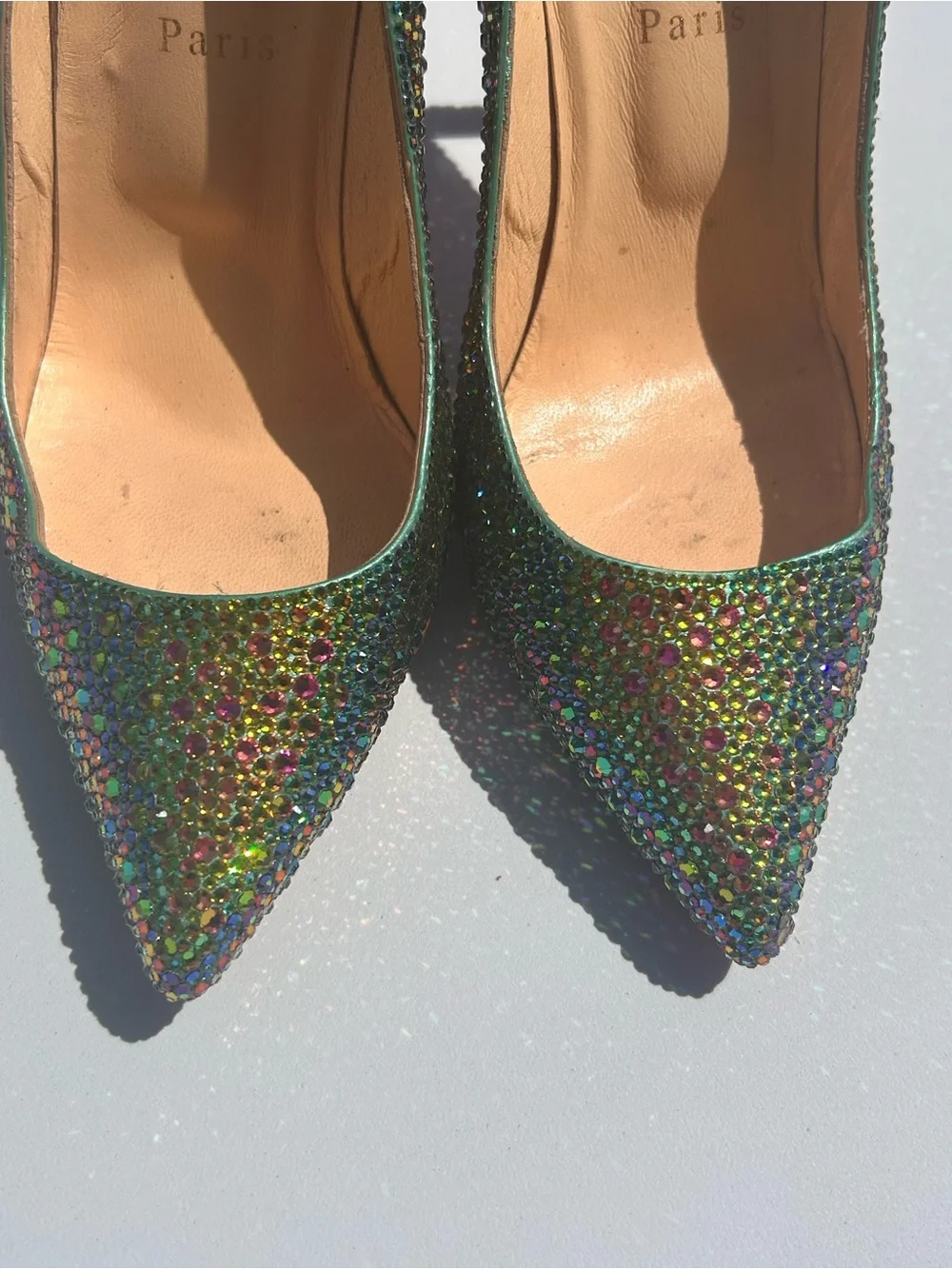 Christian Louboutin Crystal Heels